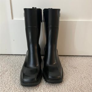 CHLOE black rain boots size 37 EUR